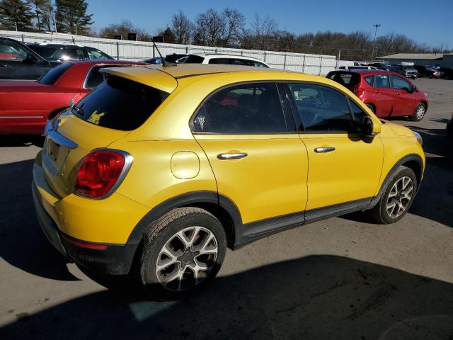 ZFBCFXCT0GP376146 - 2016 FIAT 500X TREKKING YELLOW photo 3