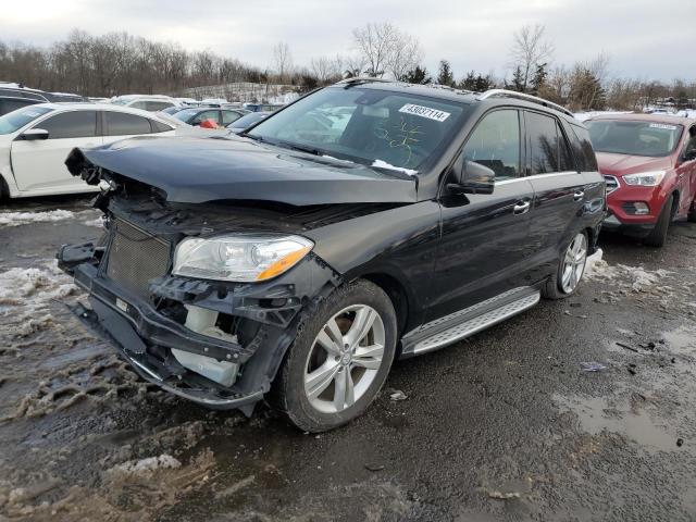4JGDA5HB5FA589367 - 2015 MERCEDES-BENZ ML 350 4MATIC BLACK photo 1