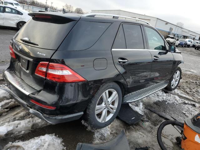 4JGDA5HB5FA589367 - 2015 MERCEDES-BENZ ML 350 4MATIC BLACK photo 3
