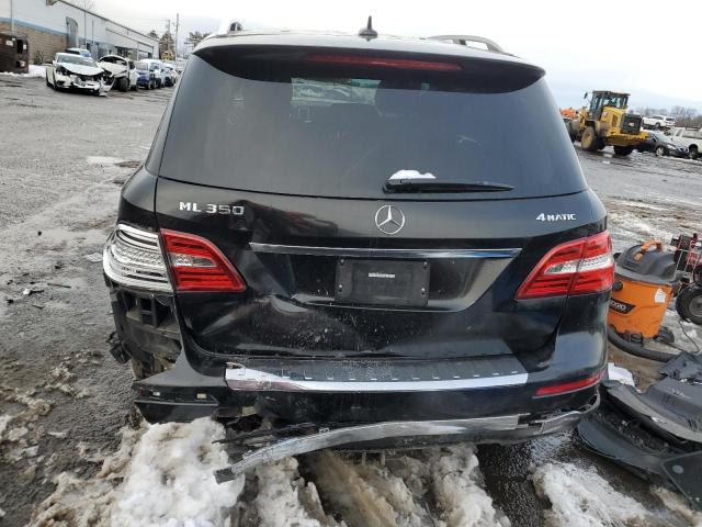 4JGDA5HB5FA589367 - 2015 MERCEDES-BENZ ML 350 4MATIC BLACK photo 6