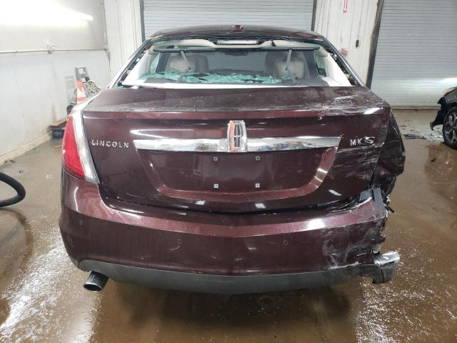 1LNHL9DR7AG601367 - 2010 LINCOLN MKS BURGUNDY photo 6