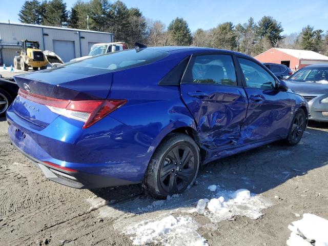 KMHLM4AG2PU470520 - 2023 HYUNDAI ELANTRA SEL BLUE photo 3