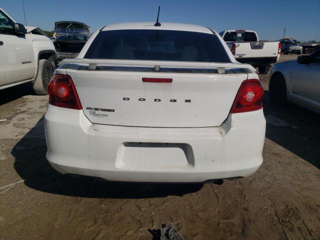 1C3CDZAG1EN220599 - 2014 DODGE AVENGER SE WHITE photo 6