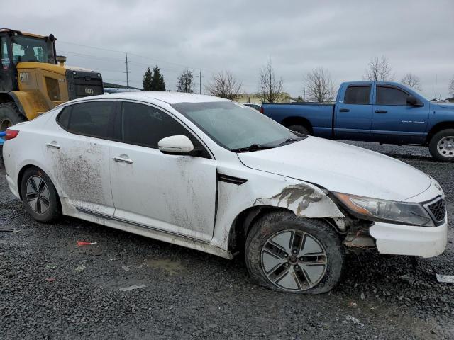 KNAGM4AD8C5034512 - 2012 KIA OPTIMA HYBRID WHITE photo 4