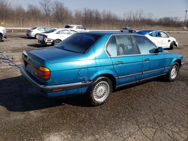 WBAGB4312NDB70218 - 1992 BMW 735 I AUTOMATIC BLUE photo 3