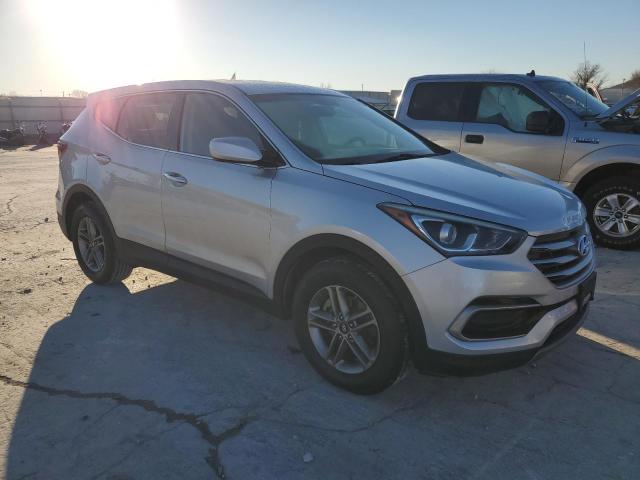 5XYZT3LBXHG455392 - 2017 HYUNDAI SANTA FE S SILVER photo 4