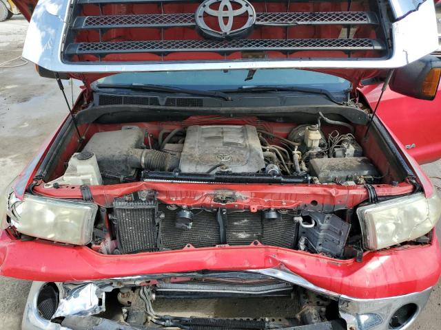 5TBBV54148S493919 - 2008 TOYOTA TUNDRA DOUBLE CAB RED photo 11