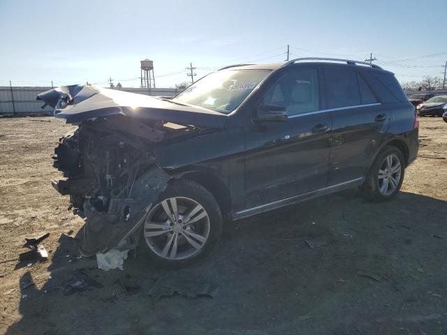 4JGDA5HB7EA286900 - 2014 MERCEDES-BENZ ML 350 4MATIC BLACK photo 1