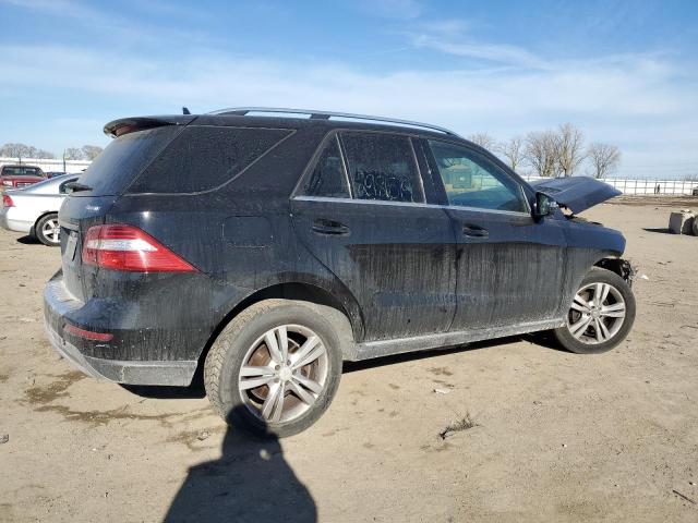 4JGDA5HB7EA286900 - 2014 MERCEDES-BENZ ML 350 4MATIC BLACK photo 3