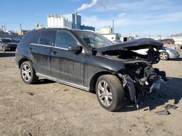 4JGDA5HB7EA286900 - 2014 MERCEDES-BENZ ML 350 4MATIC BLACK photo 4