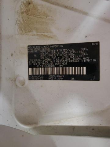 JTLZE4FE3CJ004887 - 2012 TOYOTA SCION XB 白色 照片 13