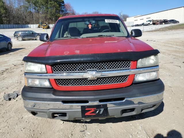 2GCEK19T041322974 - 2004 CHEVROLET SILVERADO K1500 RED photo 5