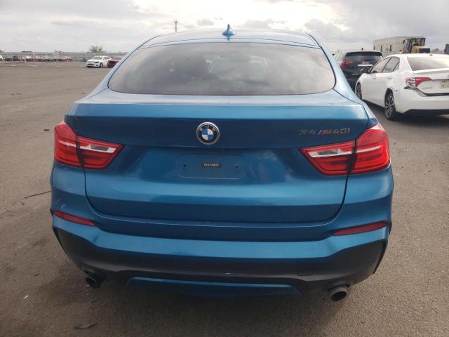 5UXXW7C58J0W65015 - 2018 BMW X4 XDRIVEM40I BLUE photo 6