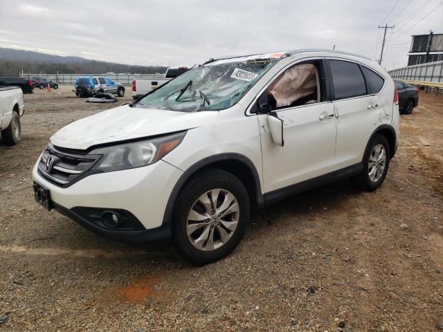 5J6RM4H77DL071652 - 2013 HONDA CR-V EXL WHITE photo 1