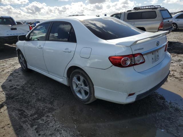 2T1BU4EE1BC711126 - 2011 TOYOTA COROLLA BASE WHITE photo 2