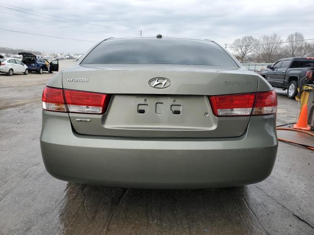 5NPEU46C88H348291 - 2008 HYUNDAI SONATA SE GREEN photo 6