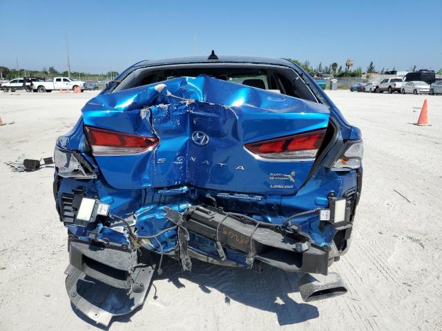 5NPE34AF0KH735087 - 2019 HYUNDAI SONATA LIMITED BLUE photo 6