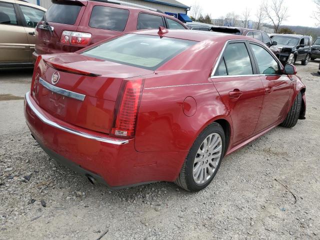 1G6DK5EG9A0113769 - 2010 CADILLAC CTS PERFORMANCE COLLECTION RED photo 3