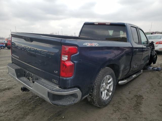 1GCRDDEK7NZ614270 - 2022 CHEVROLET SILVERADO K1500 LT BLUE photo 3