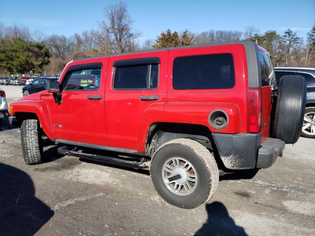 5GTDN136968187167 - 2006 HUMMER H3 RED photo 2