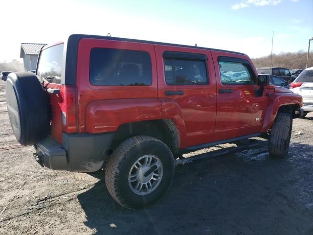 5GTDN136968187167 - 2006 HUMMER H3 RED photo 3