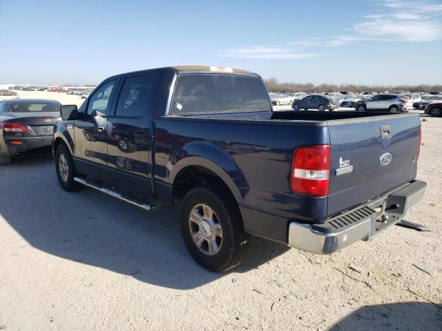 1FTRW12W74KB73540 - 2004 FORD F150 SUPERCREW BLUE photo 2