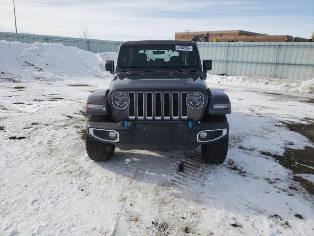 1C4JJXP6XNW171539 - 2022 JEEP WRANGLER U SAHARA 4XE BLACK photo 5