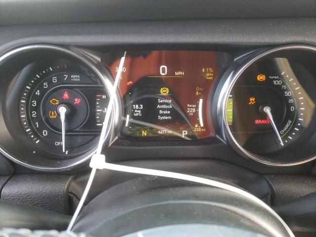 1C4JJXP6XNW171539 - 2022 JEEP WRANGLER U SAHARA 4XE BLACK photo 9