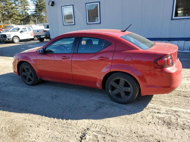 1C3CDZABXDN679679 - 2013 DODGE AVENGER SE RED photo 2