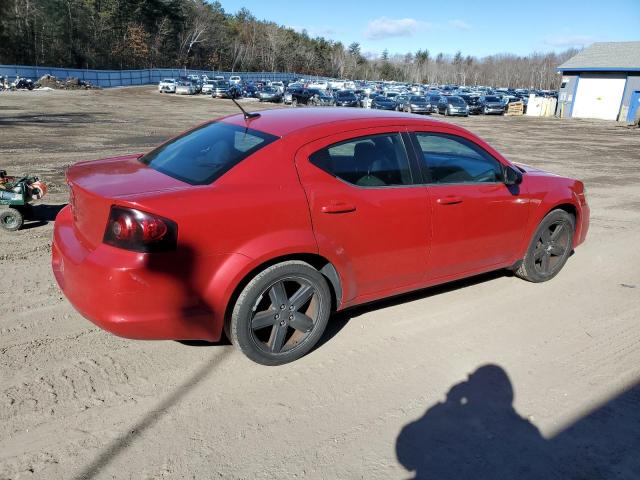 1C3CDZABXDN679679 - 2013 DODGE AVENGER SE RED photo 3