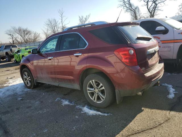 2GNFLGE57C6357550 - 2012 CHEVROLET EQUINOX LTZ MAROON photo 2