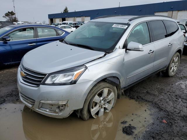 1GNKRLKD4DJ101775 - 2013 CHEVROLET TRAVERSE LTZ SILVER photo 1