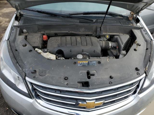 1GNKRLKD4DJ101775 - 2013 CHEVROLET TRAVERSE LTZ SILVER photo 11