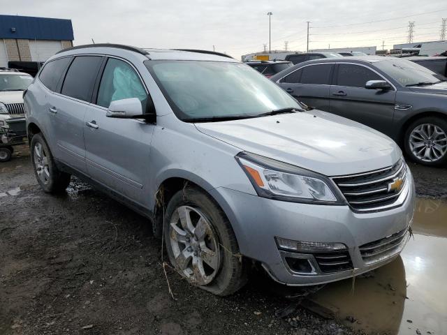 1GNKRLKD4DJ101775 - 2013 CHEVROLET TRAVERSE LTZ SILVER photo 4