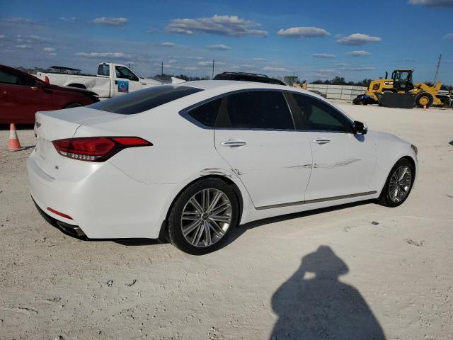 KMHGN4JE9JU245449 - 2018 GENESIS G80 BASE WHITE photo 3