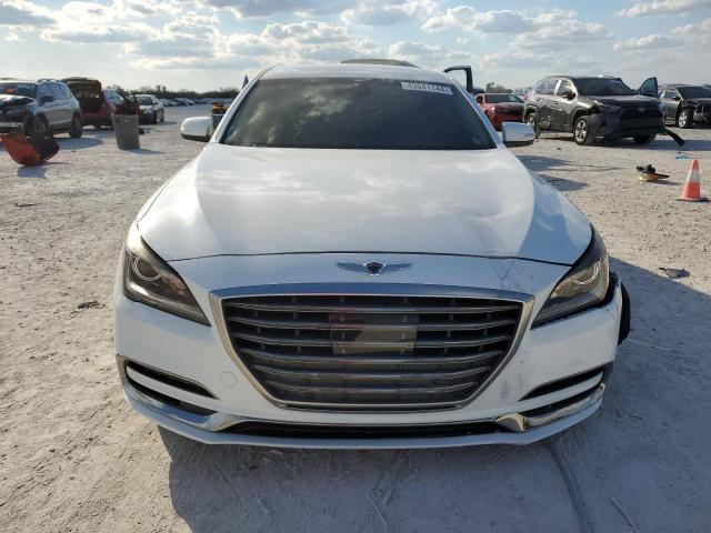 KMHGN4JE9JU245449 - 2018 GENESIS G80 BASE WHITE photo 5