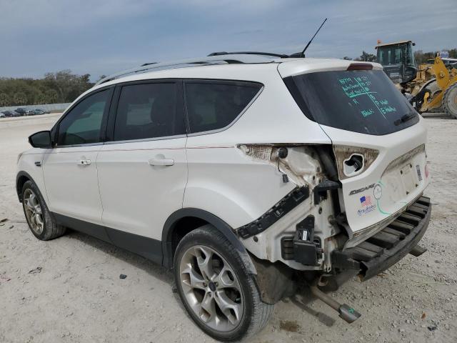 1FMCU0J95EUA74265 - 2014 FORD ESCAPE TITANIUM WHITE photo 2