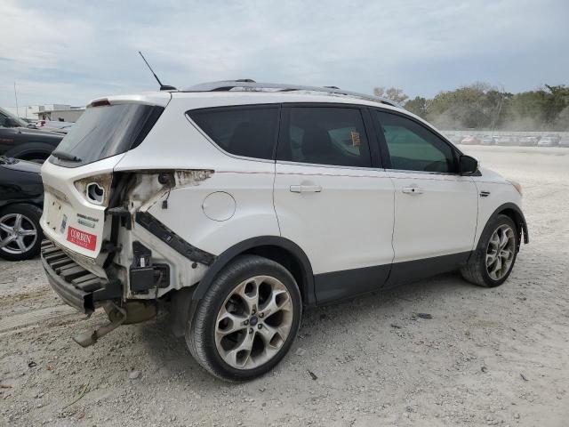 1FMCU0J95EUA74265 - 2014 FORD ESCAPE TITANIUM WHITE photo 3