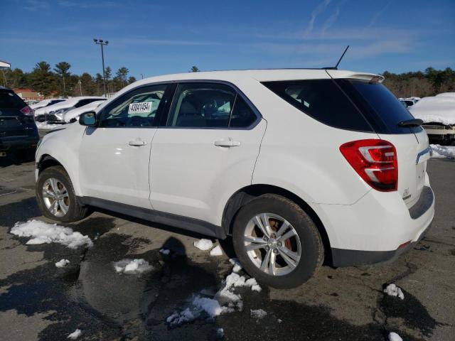 2GNALBEK4H1548933 - 2017 CHEVROLET EQUINOX LS WHITE photo 2