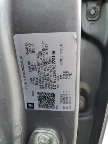 1GTG6CEN7M1223106 - 2021 GMC CANYON ELEVATION GRAY photo 13