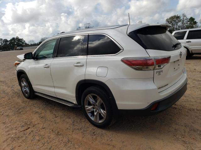 5TDYKRFH4ES027110 - 2014 TOYOTA HIGHLANDER LIMITED WHITE photo 2