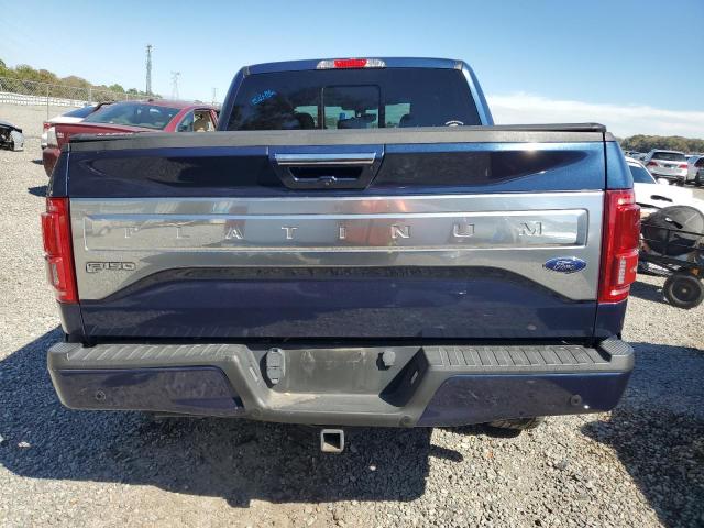 1FTEW1CG7FFB78531 - 2015 FORD F150 SUPERCREW BLUE photo 6