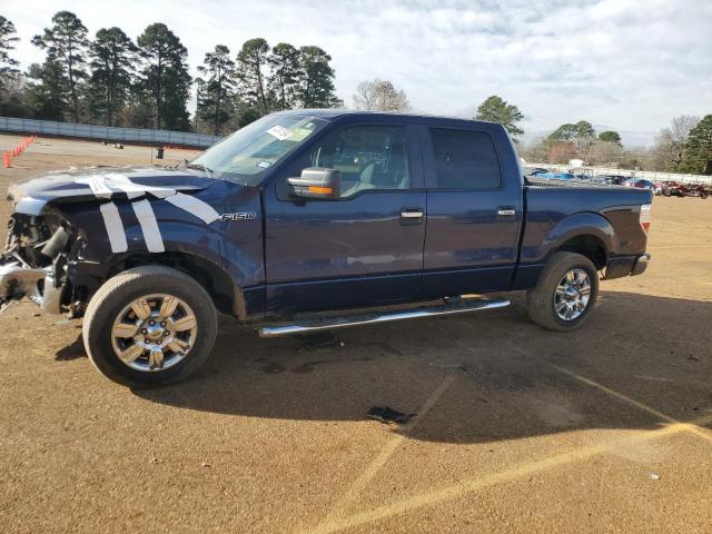 1FTEW1C87AFA26153 - 2010 FORD F150 SUPERCREW BLUE photo 1