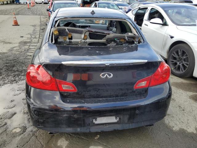 JN1CV6APXCM624854 - 2012 INFINITI G37 BASE BLACK photo 6