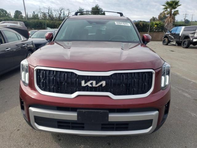 5XYP3DGC3PG355052 - 2023 KIA TELLURIDE EX RED photo 5