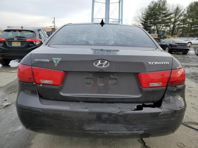 5NPET46C29H460198 - 2009 HYUNDAI SONATA GLS BLACK photo 6