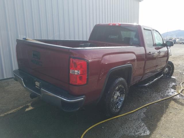 1GTV2UECXEZ100913 - 2014 GMC SIERRA K1500 SLE BURGUNDY photo 4