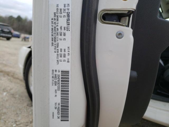 1B3HB78K28D725553 - 2008 DODGE CALIBER R/T WHITE photo 12