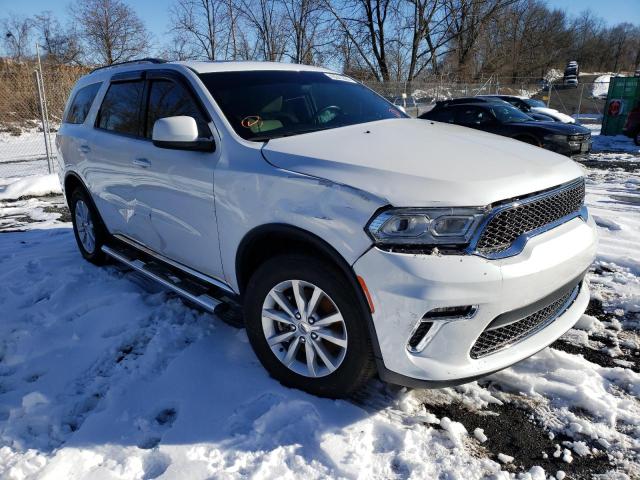 1C4RDJAG1MC793343 - 2021 DODGE DURANGO SXT WHITE photo 4