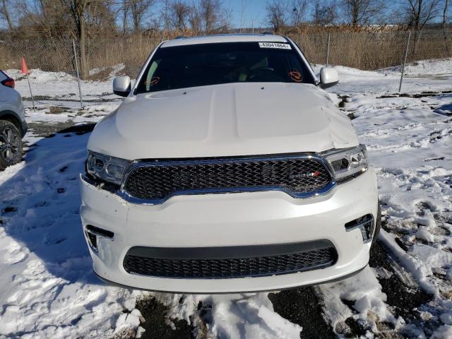 1C4RDJAG1MC793343 - 2021 DODGE DURANGO SXT WHITE photo 5